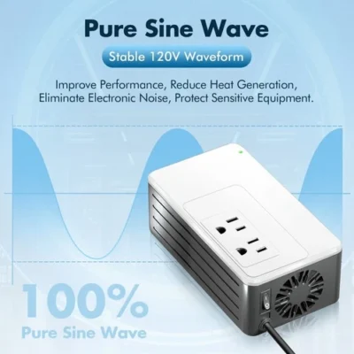 1200W Universal Travel Adapter Converter Step-Down 220V to 110V, Only 2 lbs